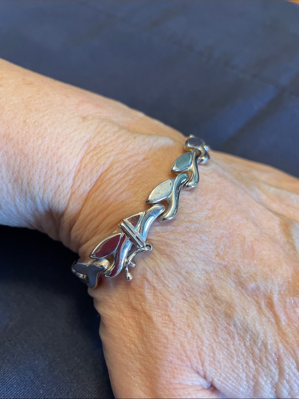 925 from Italy Sterling Silver Link Bracelet